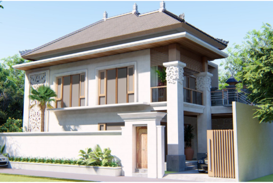 Rumah bali modern minimalis